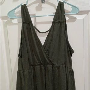 ON HOLD: Braided Green Top